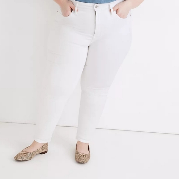 Madewell Jeans NWT womens size 36 Plus Size Button Fly 10" high rise skinny crop - Picture 6 of 7